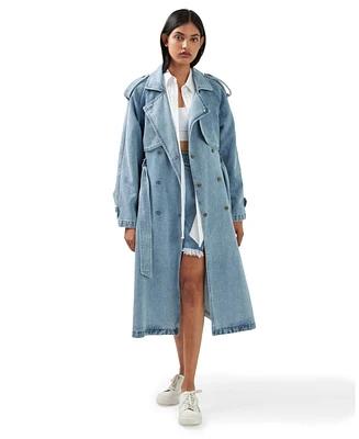 Belle & Bloom Wild Skies Denim Trench