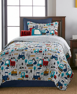 Levtex Kids Mod Trucks Reversible 3-Pc. Quilts Set, Full/Queen