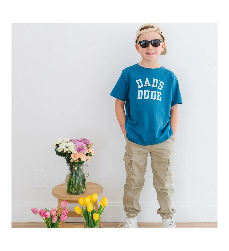 Sweet Wink Toddler Boys Dad's Dude Short Sleeve T-Shirt