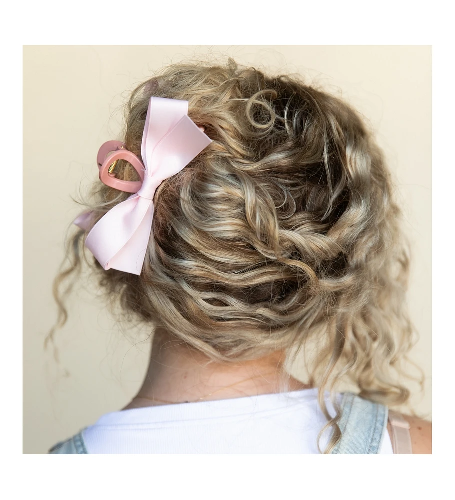 Large Bow Clip - Pink