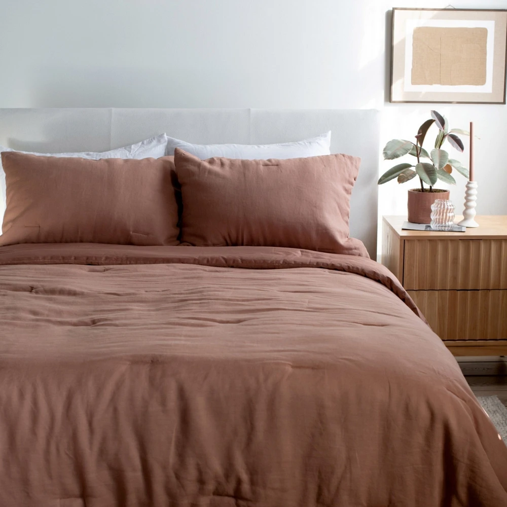 French Linen Comforter & Sham Set