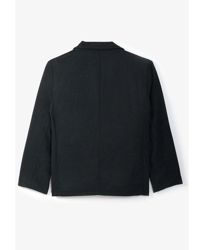 Liberty Blues by KingSize Men's Big & Tall Double-Breasted Wool Peacoat