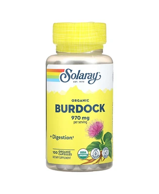 Solaray Organic Burdock - 100 Organic Capsules (485 mg per Capsule)