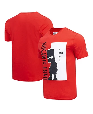 Freeze Max Men's Red the Simpsons Bart Simpson The World Is Yours T-Shirt