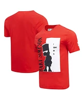 Freeze Max Men's Red the Simpsons Bart Simpson The World Is Yours T-Shirt