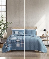 Eddie Bauer Hawthorne Reversible Piece Quilt Set