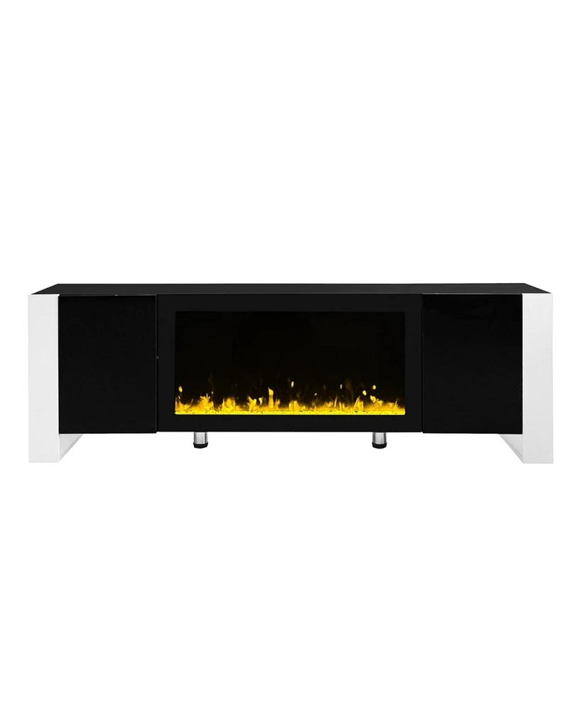 High Gloss Electric Fireplace Tv Stand