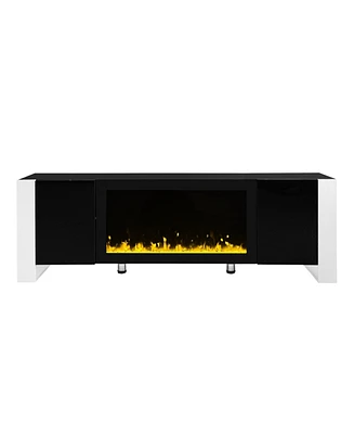 High Gloss Electric Fireplace Tv Stand