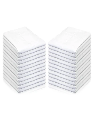 Arkwright Home Arkwright Silvadur Treated Pillowcases (24 Pack), Queen, White, Poly Cotton Blend