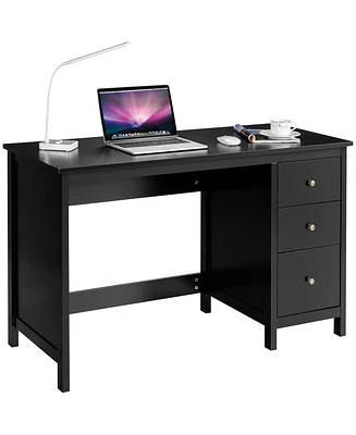 Computer Desk Study Writing Home Office Workstation with 3 Drawers