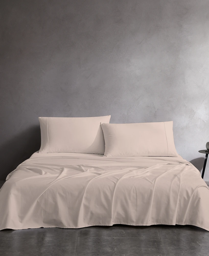 Purity Home 400 Thread Count Wrinkle Resistant Cotton Sateen 4-Pc. Sheet Set