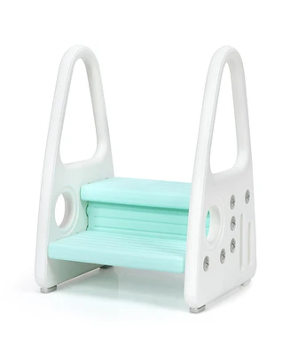 Costway Boys Step Stool Helper w/Armrest for Kitchen Toilet Potty Training