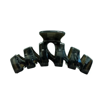 Women s Large Bendable Zig Zag Claw Clip - Stone Green
