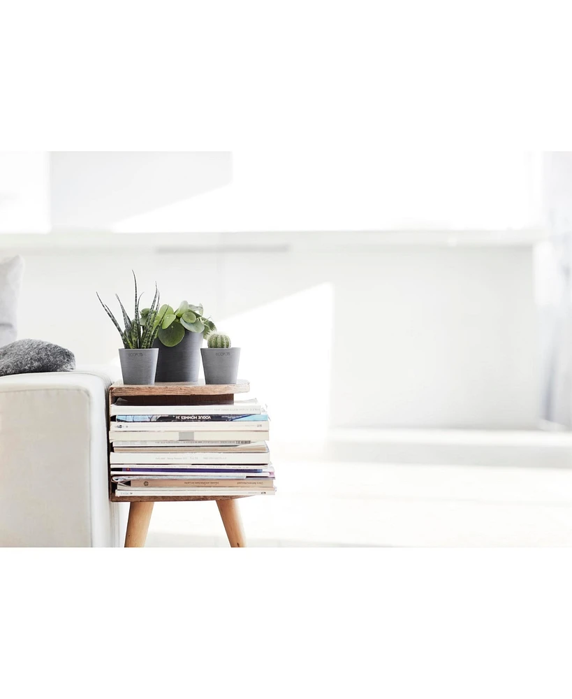 Ecopots Amsterdam Modern Round Indoor and Outdoor Planter