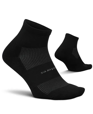 Feetures Men's Elite Ultra Light Cushion Ankle Socks - Sport Sock with Targeted Compression