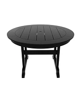 WestinTrends 47" Round Outdoor Patio Dining Table