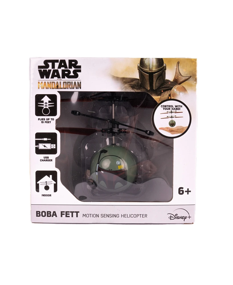 World Tech Toys Star Ware The Mandalorian Boba Fett Ufo Ball Helicopter