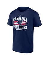 Fanatics Men's Navy Carolina Panthers Americana T-Shirt