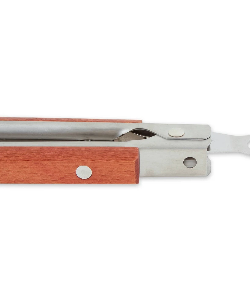 Rsvp International Stainless Steel Rosewood Bbq 19" Tongs