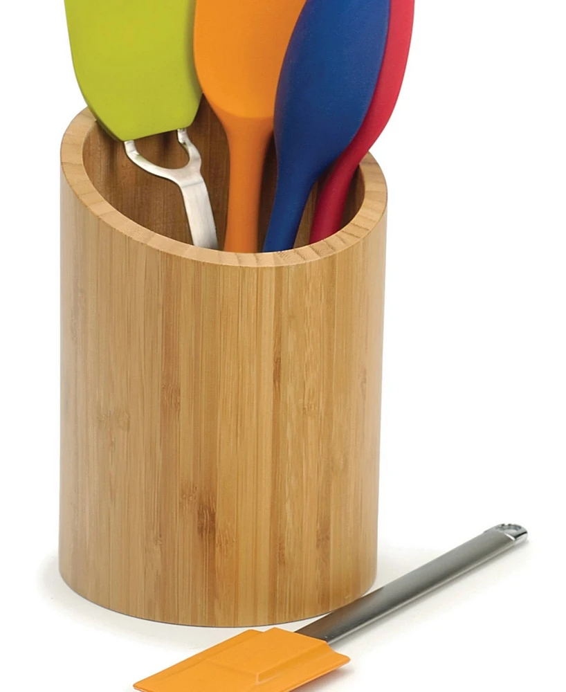 Rsvp International Wood 6" D x 8" H Biased Tool Holder