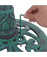 Bird Bath Feeder Freestanding Outdoor Garden Yard Patio Decor