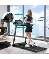 2.25HP Electric Running Machine Treadmill Bluetooth Speaker