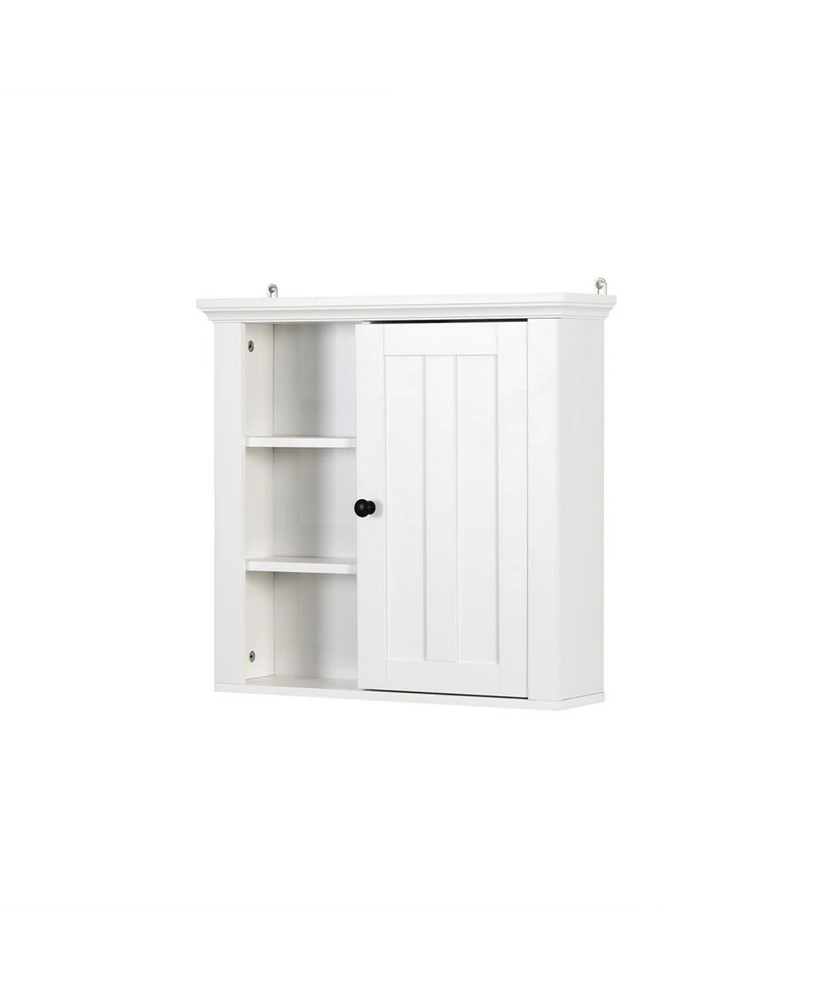 Bathroom Wooden Wall Cabinet With A Door 20.86x5.71 X 20 Inch