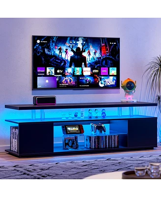 Entertainment Center for 70" Led Tv, Black