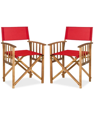 Kali Set of 2 Outdoor Director Chairs