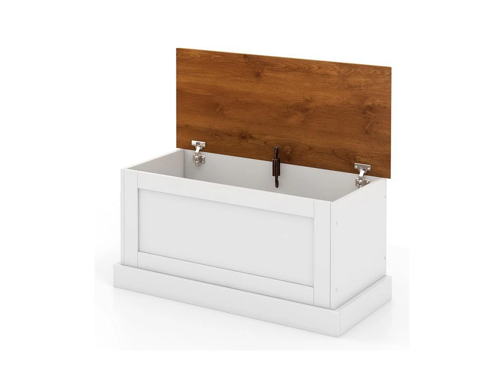 Spacious Storage Trunk with Metal Safety Hinge for Home Organization