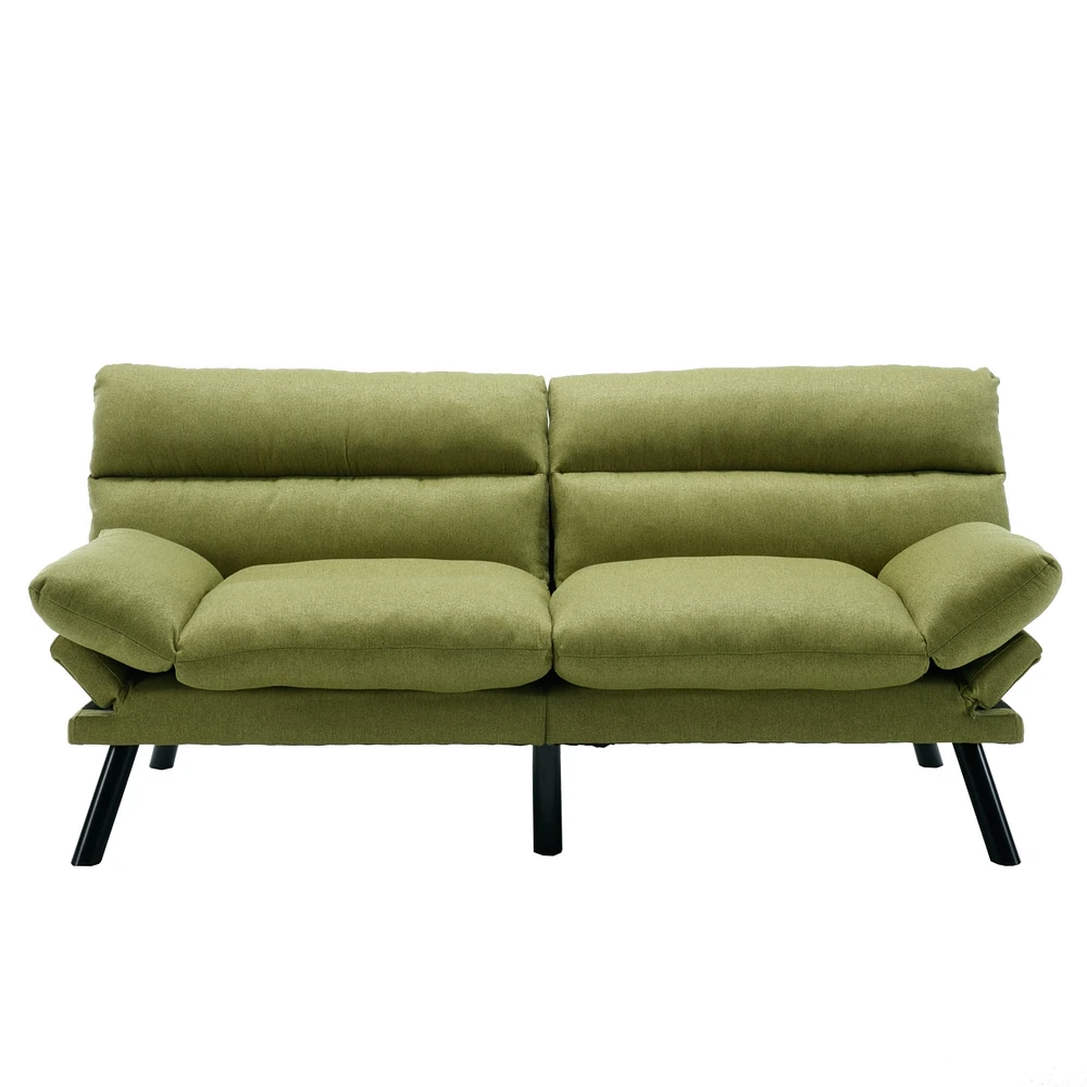 Velvet Sofa, Accent Sofa Loveseat Sofa With Metal Feet