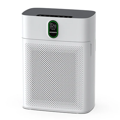 Morento Hepa Air Purifier for Home Large Room up to 1076 Sq Ft with Pm 2.5 Display Air Quality Sensor, White