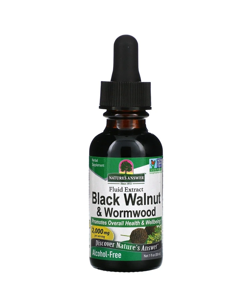 Nature's Answer Black Walnut & Wormwood Fluid Extract Alcohol-Free