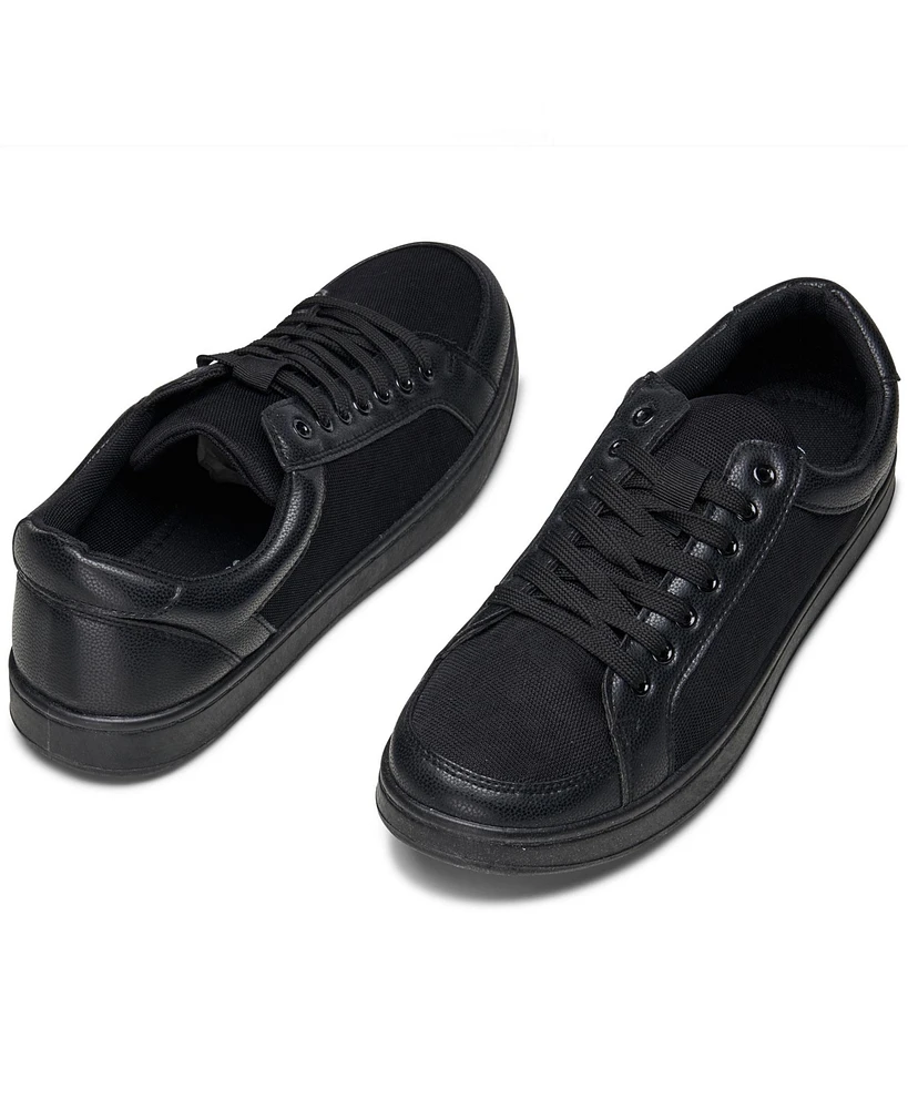 Alpine Swiss Men's David Fashion Sneakers Lace Up Low Top Retro Tennis Shoes