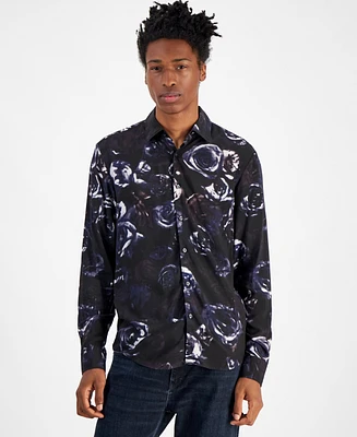 Hugo by Hugo Boss Men's Slim-Fit Floral Button-Down Shirt