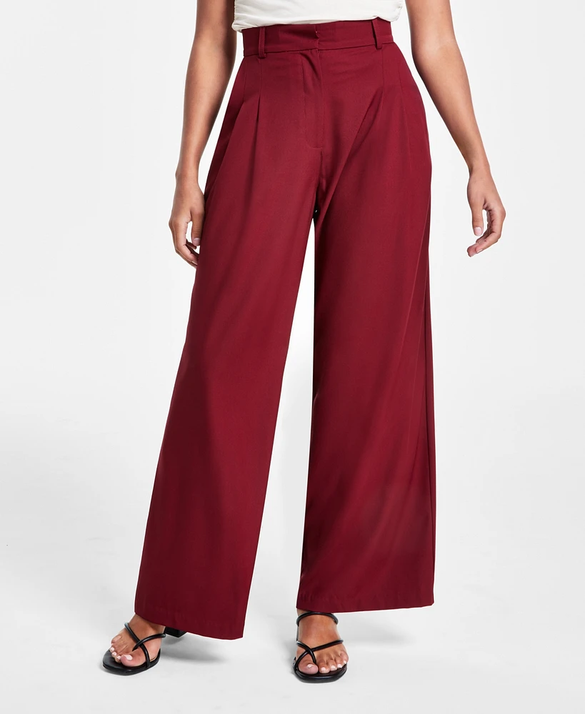 Bar Iii Petite Wide-Leg Pants, Created for Macy's