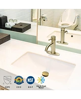 Aquaterior Single Handle Bathroom Vessel Faucet Mixer Tap with Pop-up Drain