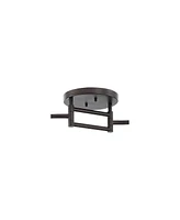Pro Track Heavy Duty Axel 6-Head Led Ceiling Track Light Fixture Kit Spot-Light GU10 Dimmable Black Metal Farmhouse Rustic Industrial Large Kitchen Ba