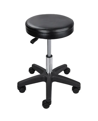 17-22" Hydraulic Rolling Swivel Stool Adjustable Tattoo Facial Massage Spa Salon Barber