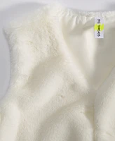 Epic Threads Little & Big Girls Faux-Fur V-Neck Vest, Created for Macy's