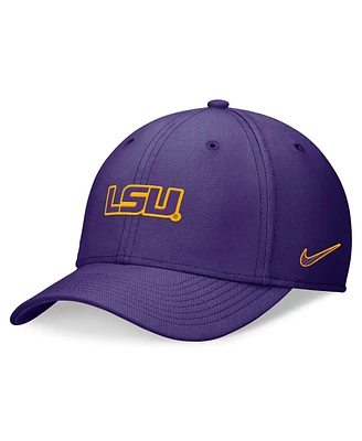 Nike Men's and Women's Purple Lsu Tigers 2024 Sideline Swoosh Flex Hat