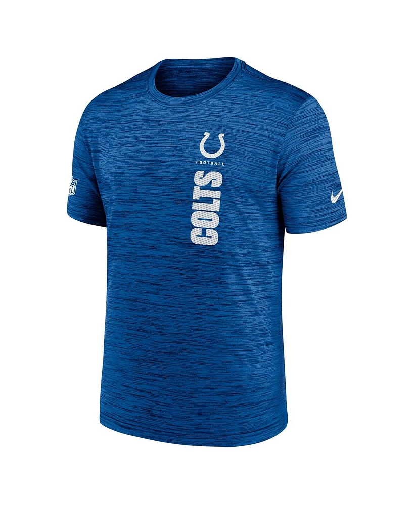 Nike Men's Royal Indianapolis Colts 2024 Sideline Velocity Performance T-Shirt