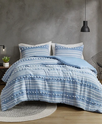 Urban Habitat Rowan Striped 3-Pc. Duvet Cover Set, King/California King