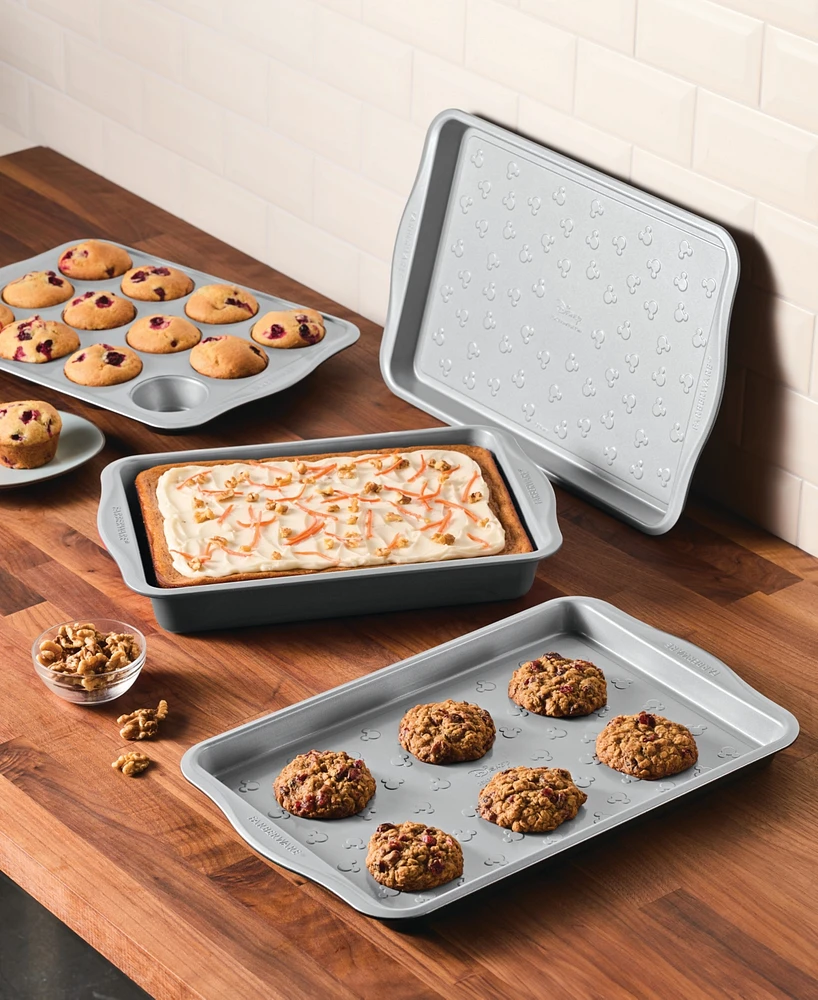 Farberware Disney Bake with Mickey Mouse Steel 4-Piece Bakeware Set
