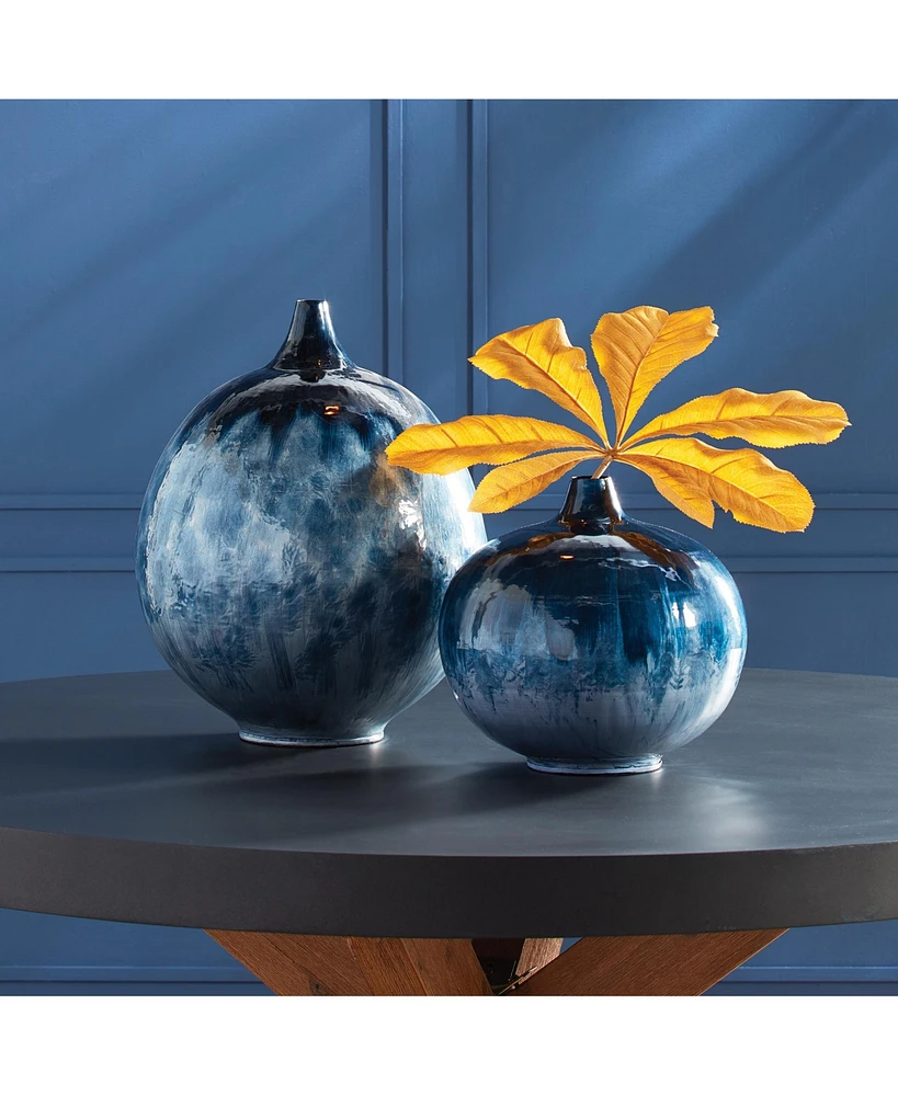 Azul Vase Short
