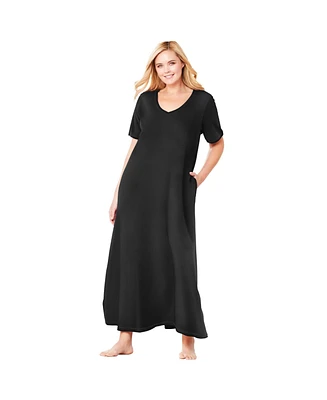 Dreams & Co. Petite Long T-Shirt Lounger