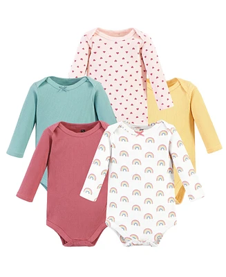 Hudson Baby Baby Girls Hudson Thermal Long Sleeve Bodysuits