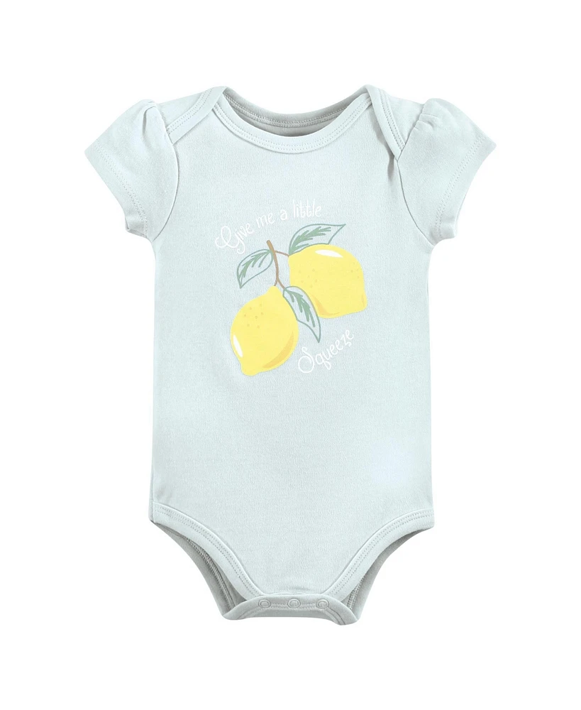 Hudson Baby Girls Cotton Bodysuits