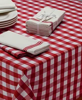 Design Imports Checkers Tablecloth,60"x84"
