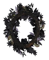 National Tree Company Scare in the Air Wreath, 24 Inches